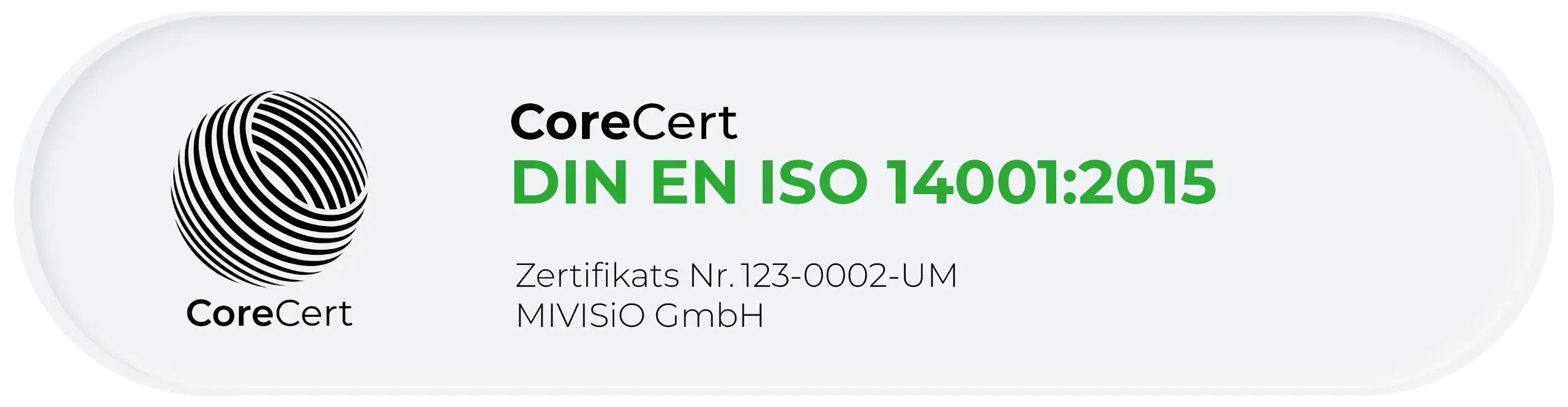 DIN EN ISO 14001 Zertifikat